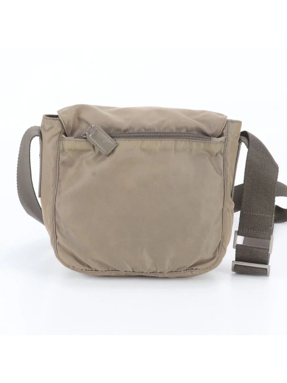 Prada Tessuto Nylon Triangle Logo Shoulder Bag Crossbody Messenger